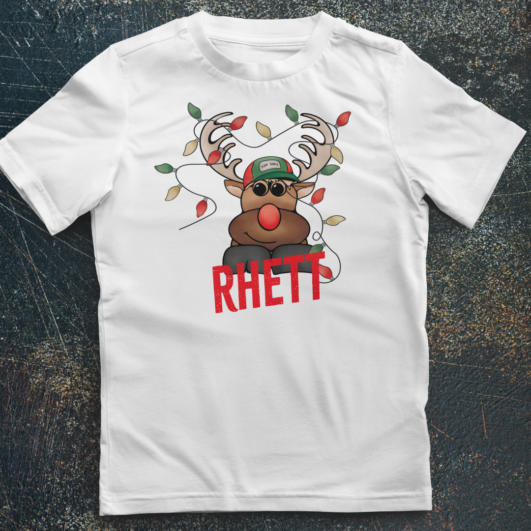 Custom Kid's Reindeer Shirt